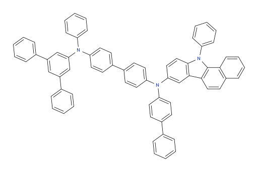 N4-([1,1'-biphenyl]-4-yl)-N4'-([1,1':3',1''-terphenyl]-5'-yl)-N4'-phenyl-N4-(11-phenyl-11H-benzo[a]carbazol-8-yl)-[1,1'-biphenyl]-4,4'-diamine