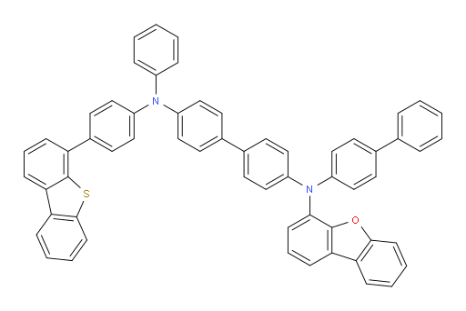 N4-([1,1'-biphenyl]-4-yl)-N4-(dibenzo[b,d]furan-4-yl)-N4'-(4-(dibenzo[b,d]thiophen-4-yl)phenyl)-N4'-phenyl-[1,1'-biphenyl]-4,4'-diamine
