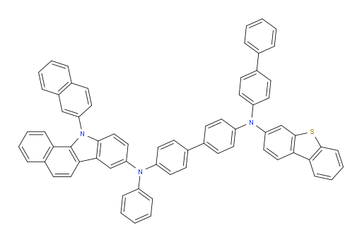 N4-([1,1'-biphenyl]-4-yl)-N4-(dibenzo[b,d]thiophen-3-yl)-N4'-(11-(naphthalen-2-yl)-11H-benzo[a]carbazol-8-yl)-N4'-phenyl-[1,1'-biphenyl]-4,4'-diamine