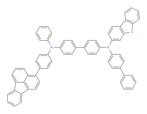 N4-([1,1'-biphenyl]-4-yl)-N4-(dibenzo[b,d]furan-3-yl)-N4'-(4-(fluoranthen-3-yl)phenyl)-N4'-phenyl-[1,1'-biphenyl]-4,4'-diamine