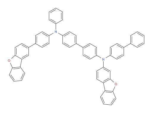 N4-([1,1'-biphenyl]-4-yl)-N4'-(4-(dibenzo[b,d]furan-2-yl)phenyl)-N4-(dibenzo[b,d]furan-3-yl)-N4'-phenyl-[1,1'-biphenyl]-4,4'-diamine