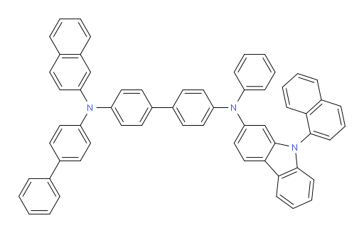 N4-([1,1'-biphenyl]-4-yl)-N4'-(9-(naphthalen-1-yl)-9H-carbazol-2-yl)-N4-(naphthalen-2-yl)-N4'-phenyl-[1,1'-biphenyl]-4,4'-diamine