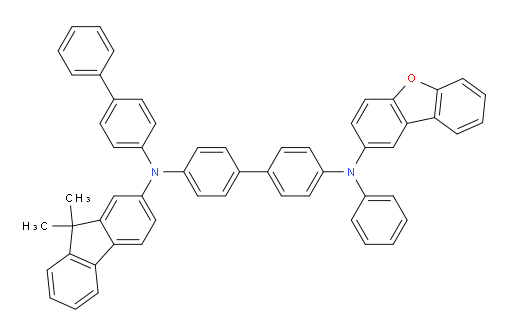N4-([1,1'-biphenyl]-4-yl)-N4'-(dibenzo[b,d]furan-2-yl)-N4-(9,9-dimethyl-9H-fluoren-2-yl)-N4'-phenyl-[1,1'-biphenyl]-4,4'-diamine
