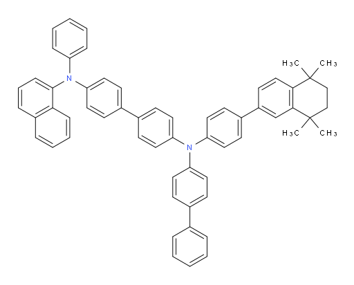N4-([1,1'-biphenyl]-4-yl)-N4'-(naphthalen-1-yl)-N4'-phenyl-N4-(4-(5,5,8,8-tetramethyl-5,6,7,8-tetrahydronaphthalen-2-yl)phenyl)-[1,1'-biphenyl]-4,4'-diamine