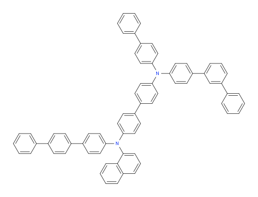 N4-([1,1'-biphenyl]-4-yl)-N4-([1,1':3',1''-terphenyl]-4-yl)-N4'-([1,1':4',1''-terphenyl]-4-yl)-N4'-(naphthalen-1-yl)-[1,1'-biphenyl]-4,4'-diamine