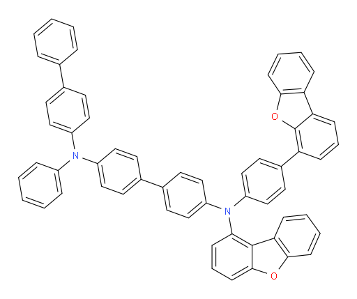 N4-([1,1'-biphenyl]-4-yl)-N4'-(dibenzo[b,d]furan-1-yl)-N4'-(4-(dibenzo[b,d]furan-4-yl)phenyl)-N4-phenyl-[1,1'-biphenyl]-4,4'-diamine