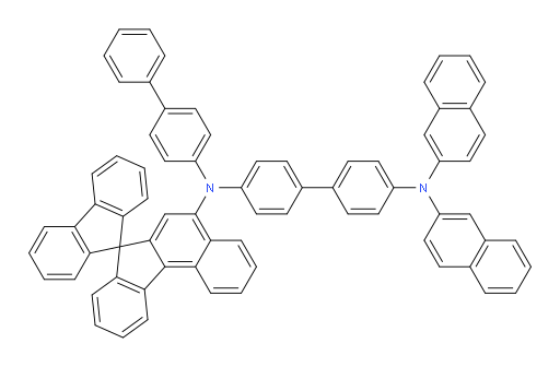 N4-([1,1'-biphenyl]-4-yl)-N4',N4'-di(naphthalen-2-yl)-N4-(spiro[benzo[c]fluorene-7,9'-fluoren]-5-yl)-[1,1'-biphenyl]-4,4'-diamine