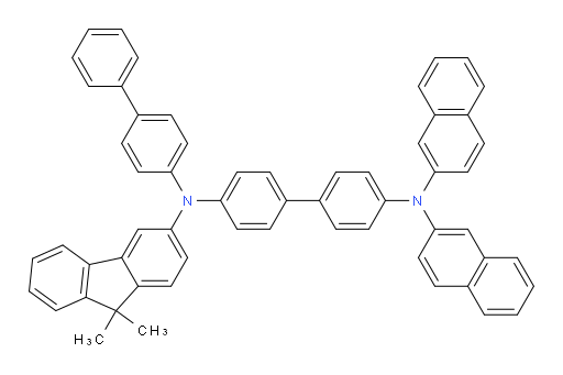N4-([1,1'-biphenyl]-4-yl)-N4-(9,9-dimethyl-9H-fluoren-3-yl)-N4',N4'-di(naphthalen-2-yl)-[1,1'-biphenyl]-4,4'-diamine