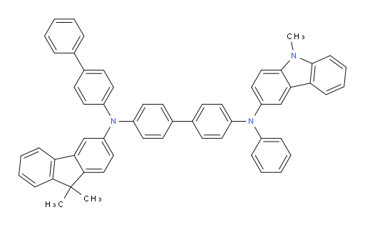 N4-([1,1'-biphenyl]-4-yl)-N4-(9,9-dimethyl-9H-fluoren-3-yl)-N4'-(9-methyl-9H-carbazol-3-yl)-N4'-phenyl-[1,1'-biphenyl]-4,4'-diamine