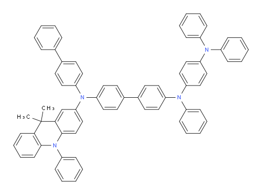 N4-([1,1'-biphenyl]-4-yl)-N4-(9,9-dimethyl-10-phenyl-9,10-dihydroacridin-2-yl)-N4'-(4-(diphenylamino)phenyl)-N4'-phenyl-[1,1'-biphenyl]-4,4'-diamine