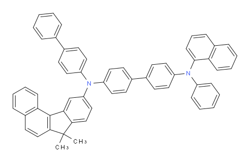 N4-([1,1'-biphenyl]-4-yl)-N4-(7,7-dimethyl-7H-benzo[c]fluoren-10-yl)-N4'-(naphthalen-1-yl)-N4'-phenyl-[1,1'-biphenyl]-4,4'-diamine