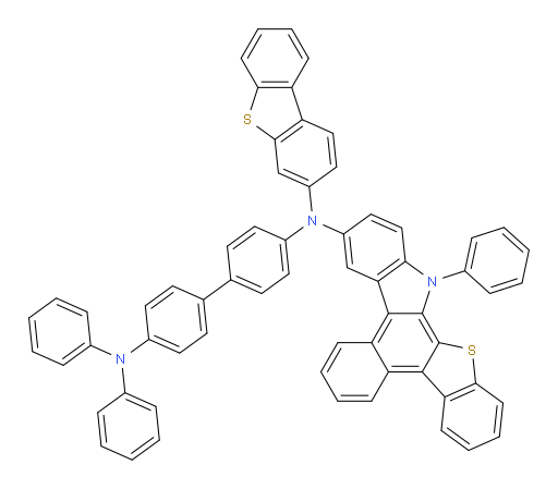 N4-(dibenzo[b,d]thiophen-3-yl)-N4',N4'-diphenyl-N4-(14-phenyl-14H-benzo[c]benzo[4,5]thieno[2,3-a]carbazol-3-yl)-[1,1'-biphenyl]-4,4'-diamine