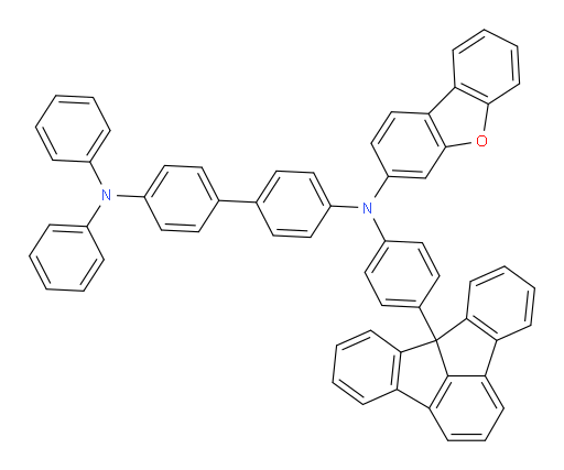 N4-(4-(7bH-indeno[1,2,3-jk]fluoren-7b-yl)phenyl)-N4-(dibenzo[b,d]furan-3-yl)-N4',N4'-diphenyl-[1,1'-biphenyl]-4,4'-diamine