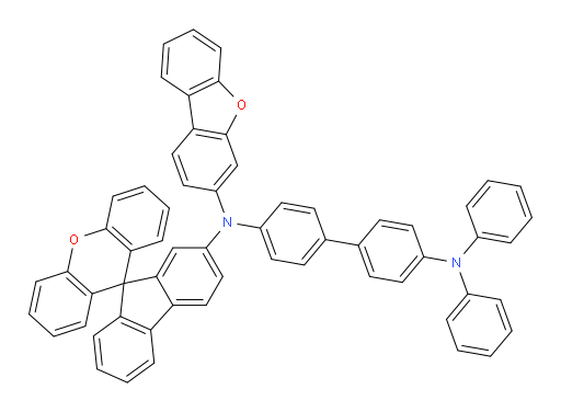 N4-(dibenzo[b,d]furan-3-yl)-N4',N4'-diphenyl-N4-(spiro[fluorene-9,9'-xanthen]-2-yl)-[1,1'-biphenyl]-4,4'-diamine