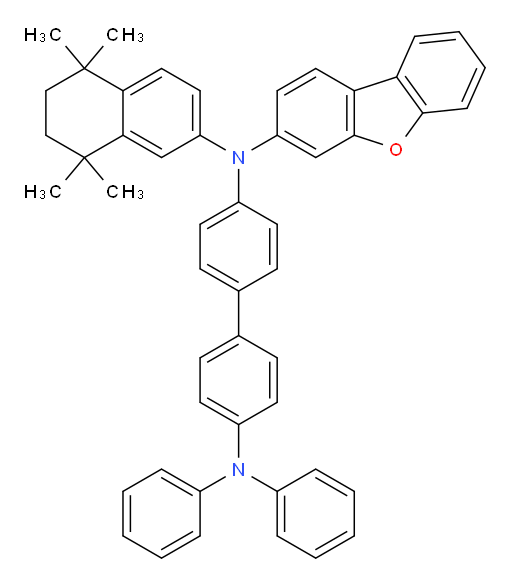 N4-(dibenzo[b,d]furan-3-yl)-N4',N4'-diphenyl-N4-(5,5,8,8-tetramethyl-5,6,7,8-tetrahydronaphthalen-2-yl)-[1,1'-biphenyl]-4,4'-diamine