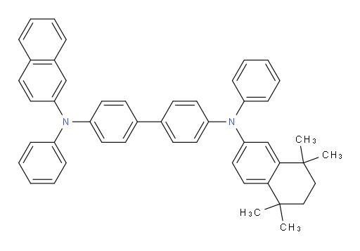 N4-(naphthalen-2-yl)-N4,N4'-diphenyl-N4'-(5,5,8,8-tetramethyl-5,6,7,8-tetrahydronaphthalen-2-yl)-[1,1'-biphenyl]-4,4'-diamine