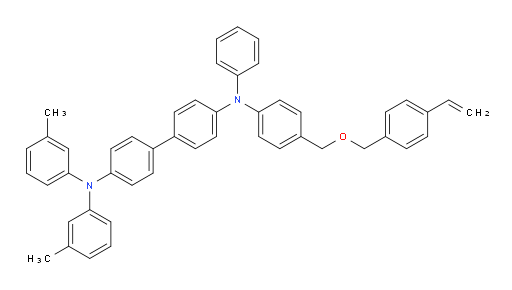 N4-phenyl-N4',N4'-di-m-tolyl-N4-(4-(((4-vinylbenzyl)oxy)methyl)phenyl)-[1,1'-biphenyl]-4,4'-diamine