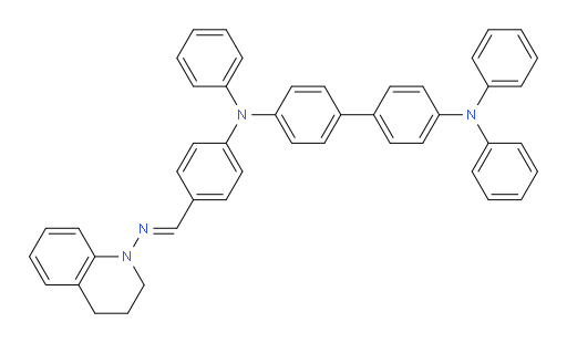 (E)-N4-(4-(((3,4-dihydroquinolin-1(2H)-yl)imino)methyl)phenyl)-N4,N4',N4'-triphenyl-[1,1'-biphenyl]-4,4'-diamine