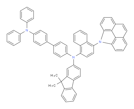 N4-(4-(4H-benzo[def]carbazol-4-yl)naphthalen-1-yl)-N4-(9,9-dimethyl-9H-fluoren-2-yl)-N4',N4'-diphenyl-[1,1'-biphenyl]-4,4'-diamine
