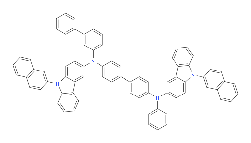 N4-([1,1'-biphenyl]-3-yl)-N4,N4'-bis(9-(naphthalen-2-yl)-9H-carbazol-3-yl)-N4'-phenyl-[1,1'-biphenyl]-4,4'-diamine