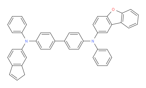 N4-(dibenzo[b,d]furan-2-yl)-N4'-(1H-inden-6-yl)-N4,N4'-diphenyl-[1,1'-biphenyl]-4,4'-diamine