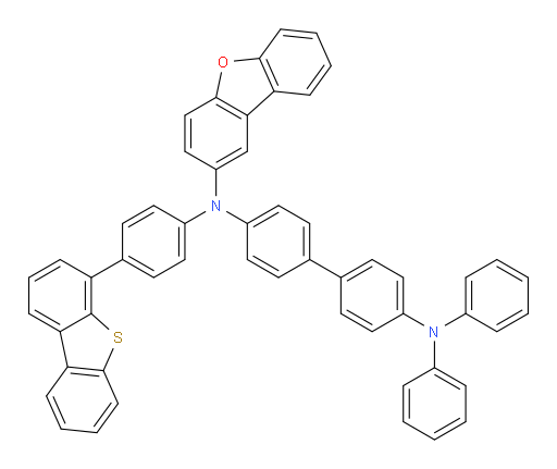 N4-(dibenzo[b,d]furan-2-yl)-N4-(4-(dibenzo[b,d]thiophen-4-yl)phenyl)-N4',N4'-diphenyl-[1,1'-biphenyl]-4,4'-diamine