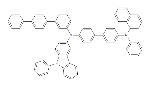 N4-([1,1':4',1''-terphenyl]-3-yl)-N4'-(naphthalen-1-yl)-N4'-phenyl-N4-(9-phenyl-9H-carbazol-3-yl)-[1,1'-biphenyl]-4,4'-diamine