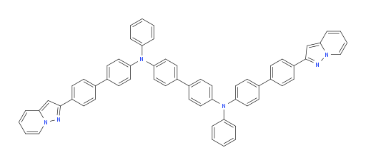 N4,N4'-diphenyl-N4,N4'-bis(4'-(pyrazolo[1,5-a]pyridin-2-yl)-[1,1'-biphenyl]-4-yl)-[1,1'-biphenyl]-4,4'-diamine