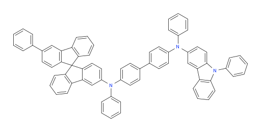 N4,N4'-diphenyl-N4-(3'-phenyl-9,9'-spirobi[fluoren]-6-yl)-N4'-(9-phenyl-9H-carbazol-3-yl)-[1,1'-biphenyl]-4,4'-diamine
