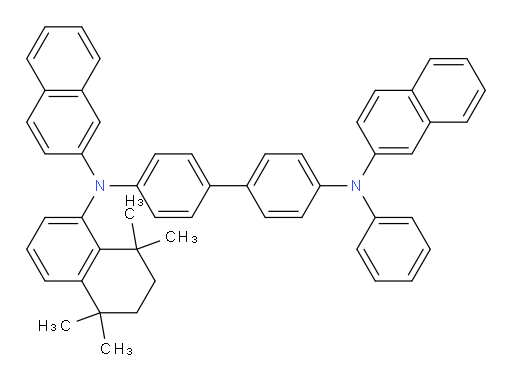 N4,N4'-di(naphthalen-2-yl)-N4-phenyl-N4'-(5,5,8,8-tetramethyl-5,6,7,8-tetrahydronaphthalen-1-yl)-[1,1'-biphenyl]-4,4'-diamine