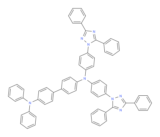 N4,N4-bis(4-(3,5-diphenyl-1H-1,2,4-triazol-1-yl)phenyl)-N4',N4'-diphenyl-[1,1'-biphenyl]-4,4'-diamine