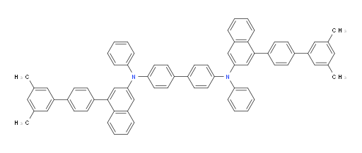 N4,N4'-bis(4-(3',5'-dimethyl-[1,1'-biphenyl]-4-yl)naphthalen-2-yl)-N4,N4'-diphenyl-[1,1'-biphenyl]-4,4'-diamine