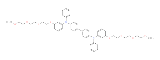 N4,N4'-bis(3-(2-(2-(2-methoxyethoxy)ethoxy)ethoxy)phenyl)-N4,N4'-diphenyl-[1,1'-biphenyl]-4,4'-diamine