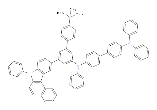 N4-(4'-(tert-butyl)-5-(7-phenyl-7H-benzo[c]carbazol-10-yl)-[1,1'-biphenyl]-3-yl)-N4,N4',N4'-triphenyl-[1,1'-biphenyl]-4,4'-diamine