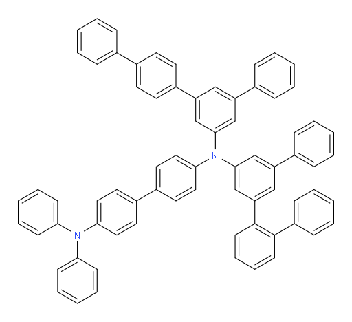 N4-([1,1':2',1'':3'',1'''-quaterphenyl]-5''-yl)-N4-([1,1':3',1'':4'',1'''-quaterphenyl]-5'-yl)-N4',N4'-diphenyl-[1,1'-biphenyl]-4,4'-diamine