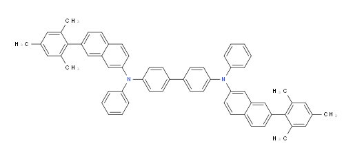 N4,N4'-bis(7-mesitylnaphthalen-2-yl)-N4,N4'-diphenyl-[1,1'-biphenyl]-4,4'-diamine