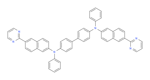 N4,N4'-diphenyl-N4,N4'-bis(6-(pyrimidin-2-yl)naphthalen-2-yl)-[1,1'-biphenyl]-4,4'-diamine