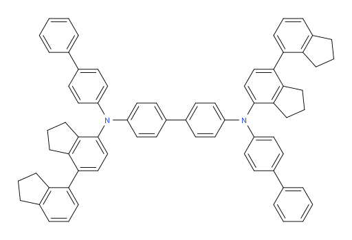 N4,N4'-di([1,1'-biphenyl]-4-yl)-N4,N4'-bis(2,2',3,3'-tetrahydro-1H,1'H-[4,4'-biinden]-7-yl)-[1,1'-biphenyl]-4,4'-diamine