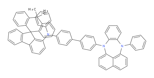 10,10-dimethyl-N-phenyl-N-(4'-(12-phenylbenzo[b]naphtho[1,8-ef][1,4]diazepin-7(12H)-yl)-[1,1'-biphenyl]-4-yl)-10H-spiro[anthracene-9,9'-fluoren]-1'-amine