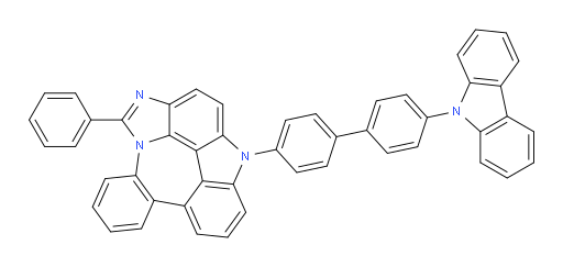 10-(4'-(9H-carbazol-9-yl)-[1,1'-biphenyl]-4-yl)-2-phenyl-10H-1,2a,10-triazabenzo[4,5]azuleno[1,8,7,6-cdef]fluorene
