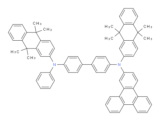 N4-phenyl-N4,N4'-bis(9,9,10,10-tetramethyl-9,10-dihydroanthracen-2-yl)-N4'-(triphenylen-2-yl)-[1,1'-biphenyl]-4,4'-diamine