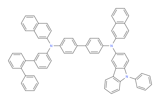 N4-([1,1':2',1''-terphenyl]-3-yl)-N4,N4'-di(naphthalen-2-yl)-N4'-(9-phenyl-9H-carbazol-3-yl)-[1,1'-biphenyl]-4,4'-diamine