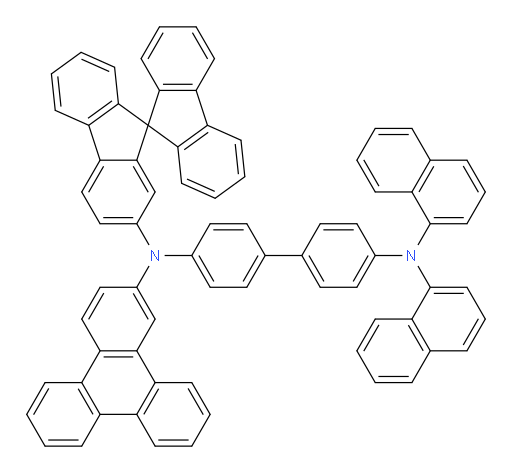 N4-(9,9'-spirobi[fluoren]-7-yl)-N4',N4'-di(naphthalen-1-yl)-N4-(triphenylen-2-yl)-[1,1'-biphenyl]-4,4'-diamine