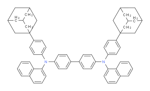 N4,N4'-bis(4-(adamantan-1-yl)phenyl)-N4,N4'-di(naphthalen-1-yl)-[1,1'-biphenyl]-4,4'-diamine