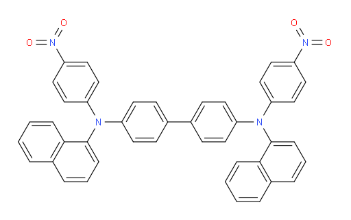 N4,N4'-di(naphthalen-1-yl)-N4,N4'-bis(4-nitrophenyl)-[1,1'-biphenyl]-4,4'-diamine