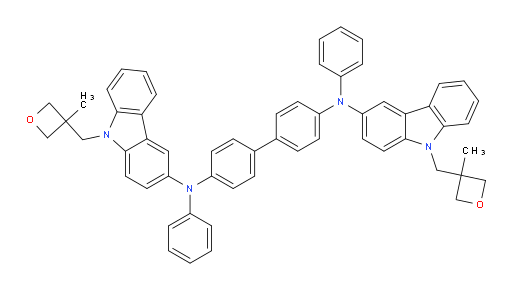 N4,N4'-bis(9-((3-methyloxetan-3-yl)methyl)-9H-carbazol-3-yl)-N4,N4'-diphenyl-[1,1'-biphenyl]-4,4'-diamine