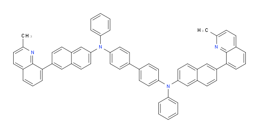 N4,N4'-bis(6-(2-methylquinolin-8-yl)naphthalen-2-yl)-N4,N4'-diphenyl-[1,1'-biphenyl]-4,4'-diamine