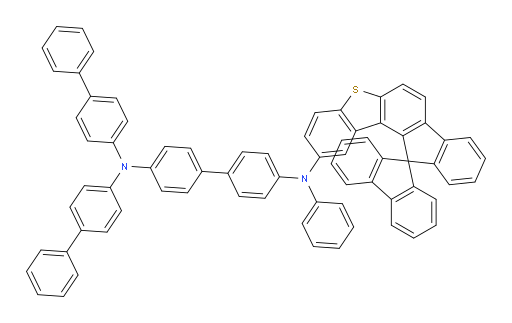 N4,N4-di([1,1'-biphenyl]-4-yl)-N4'-phenyl-N4'-(spiro[benzo[b]fluoreno[1,2-d]thiophene-12,9'-fluoren]-2-yl)-[1,1'-biphenyl]-4,4'-diamine