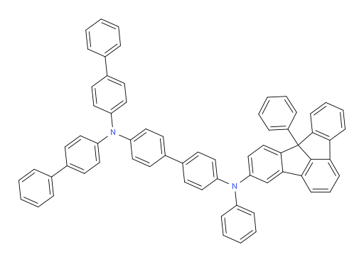 N4,N4-di([1,1'-biphenyl]-4-yl)-N4'-phenyl-N4'-(7b-phenyl-7bH-indeno[1,2,3-jk]fluoren-5-yl)-[1,1'-biphenyl]-4,4'-diamine