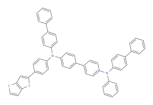 N4,N4'-di([1,1'-biphenyl]-4-yl)-N4-phenyl-N4'-(4-(thieno[3,2-b]thiophen-2-yl)phenyl)-[1,1'-biphenyl]-4,4'-diamine
